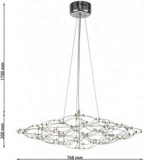 Подвесная люстра Favourite Thinner 4305-8P в Талице - talica.ok-mebel.com | фото 5