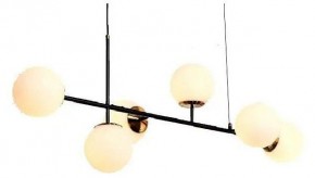 Подвесная люстра iLamp Golden 9136P/6 BK-WH в Талице - talica.ok-mebel.com | фото