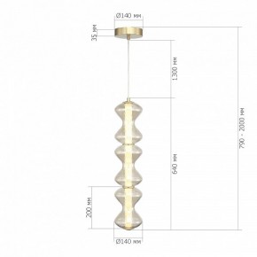 Подвесная люстра ST-Luce SPINE SL6136.213.01 в Талице - talica.ok-mebel.com | фото 4