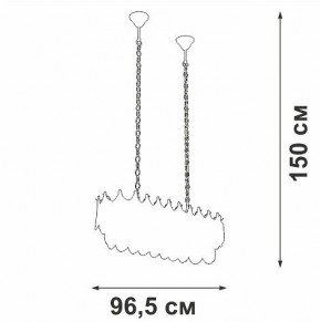 Подвесная люстра Vitaluce V5813 V5813-8/11 в Талице - talica.ok-mebel.com | фото 4