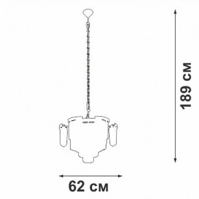Подвесная люстра Vitaluce V58370 V58370-8/13 в Талице - talica.ok-mebel.com | фото 3