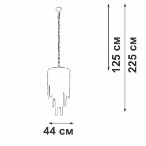 Подвесная люстра Vitaluce V5885 V5885-9/7 в Талице - talica.ok-mebel.com | фото 3