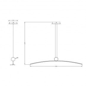 Подвесной светильник Arte Lamp Arno A3362SP-25BK в Талице - talica.ok-mebel.com | фото 3