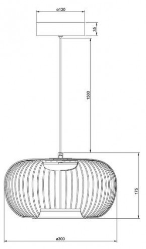 Подвесной светильник Arte Lamp Flare A3527SP-12BK в Талице - talica.ok-mebel.com | фото 3