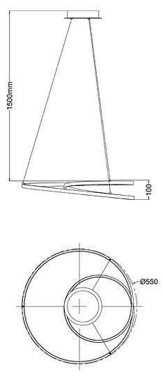 Подвесной светильник Arte Lamp Millo A3893SP-30BK в Талице - talica.ok-mebel.com | фото 3