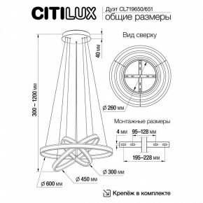Подвесной светильник Citilux Дуэт CL719650 в Талице - talica.ok-mebel.com | фото 9