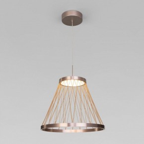 Подвесной светильник Eurosvet Cesta 40016/1 LED коричневый в Талице - talica.ok-mebel.com | фото 2