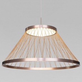 Подвесной светильник Eurosvet Cesta 40017/1 LED коричневый в Талице - talica.ok-mebel.com | фото