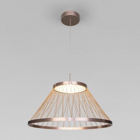 Подвесной светильник Eurosvet Cesta 40017/1 LED коричневый в Талице - talica.ok-mebel.com | фото 2