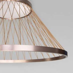 Подвесной светильник Eurosvet Cesta 40017/1 LED коричневый в Талице - talica.ok-mebel.com | фото 6