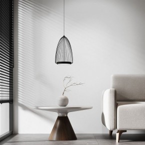Подвесной светильник Eurosvet Comodita 40009/1 LED черный в Талице - talica.ok-mebel.com | фото 4