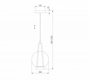 Подвесной светильник Eurosvet Frasco 50267/1 LED черный в Талице - talica.ok-mebel.com | фото 4