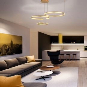 Подвесной светильник Eurosvet Gap 90180/3 золото в Талице - talica.ok-mebel.com | фото 4