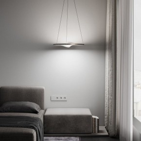 Подвесной светильник Eurosvet Occhio 40027/1 LED серый в Талице - talica.ok-mebel.com | фото 3