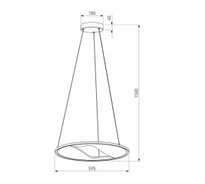 Подвесной светильник Eurosvet Occhio 40027/1 LED серый в Талице - talica.ok-mebel.com | фото 5
