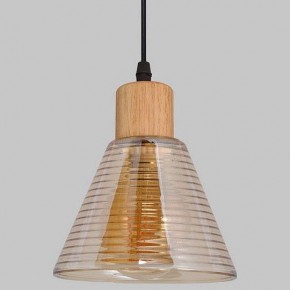 Подвесной светильник Imex MD.5870 MD.5870-1-P-WOOD+BK в Талице - talica.ok-mebel.com | фото