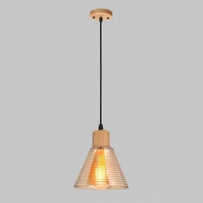 Подвесной светильник Imex MD.5870 MD.5870-1-P-WOOD+BK в Талице - talica.ok-mebel.com | фото 3