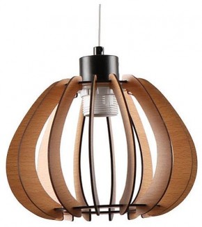 Подвесной светильник Imex MD.9012 MD.9012-1-P-BK+WOOD в Талице - talica.ok-mebel.com | фото