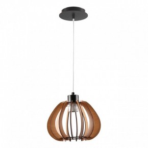 Подвесной светильник Imex MD.9012 MD.9012-1-P-BK+WOOD в Талице - talica.ok-mebel.com | фото 2