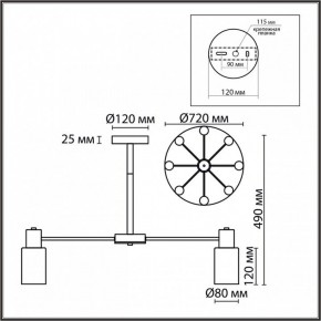Подвесной светильник Lumion Mave 8100/8C в Талице - talica.ok-mebel.com | фото 5