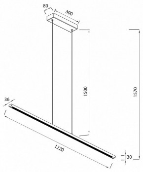 Подвесной светильник Mantra Lineal 8955 в Талице - talica.ok-mebel.com | фото 4