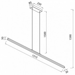 Подвесной светильник Mantra Lineal 8959 в Талице - talica.ok-mebel.com | фото 3