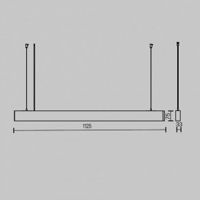 Подвесной светильник Maytoni BASIS P051PL-36W2.7-6K-B в Талице - talica.ok-mebel.com | фото 7