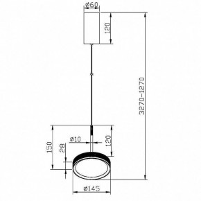 Подвесной светильник Maytoni El MOD041PL-L15G3K в Талице - talica.ok-mebel.com | фото 4