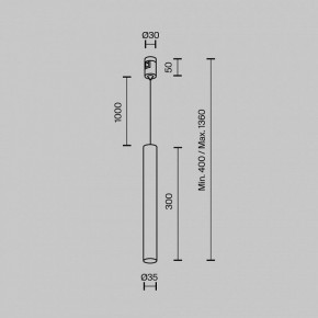 Подвесной светильник Maytoni Focus Led TR155-1-5W3K-BS в Талице - talica.ok-mebel.com | фото 4