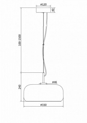 Подвесной светильник Maytoni Madmen MOD127PL-L6SG в Талице - talica.ok-mebel.com | фото 3