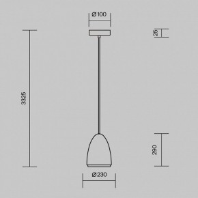 Подвесной светильник Maytoni Pilastro MOD430PL-01CM в Талице - talica.ok-mebel.com | фото 5