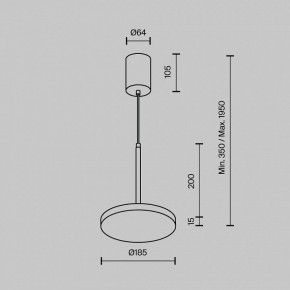 Подвесной светильник Maytoni Plato P076PL-L12W4K-BS в Талице - talica.ok-mebel.com | фото 6