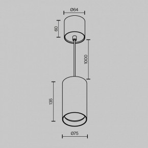 Подвесной светильник Maytoni Vol P100PL-20W3K-BS в Талице - talica.ok-mebel.com | фото 7