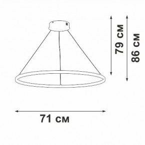 Подвесной светильник Vitaluce V2516 V2516-8/3S в Талице - talica.ok-mebel.com | фото 3
