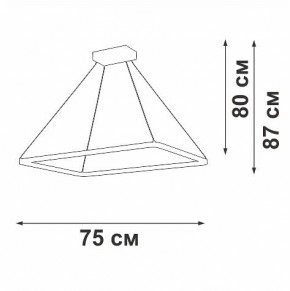 Подвесной светильник Vitaluce V2704 V2704-9/1S в Талице - talica.ok-mebel.com | фото 3