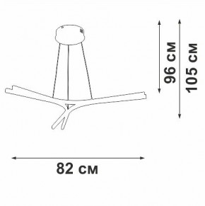 Подвесной светильник Vitaluce V2708 V2708-0/3S в Талице - talica.ok-mebel.com | фото 3