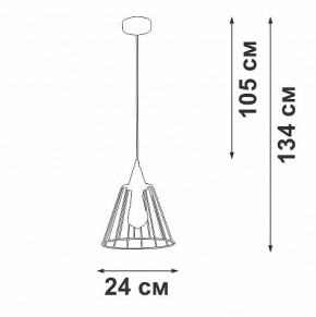 Подвесной светильник Vitaluce V2848 V2848-1/1S в Талице - talica.ok-mebel.com | фото 3