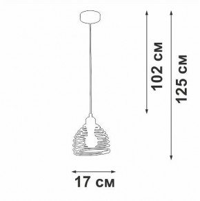Подвесной светильник Vitaluce V2854 V2854-1/1S в Талице - talica.ok-mebel.com | фото 5