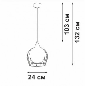 Подвесной светильник Vitaluce V2859 V2859-1/1S в Талице - talica.ok-mebel.com | фото 4