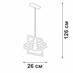 Подвесной светильник Vitaluce V2861 V2861-1/1S в Талице - talica.ok-mebel.com | фото 5