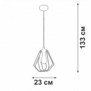 Подвесной светильник Vitaluce V2867 V2867-1/1S в Талице - talica.ok-mebel.com | фото 5