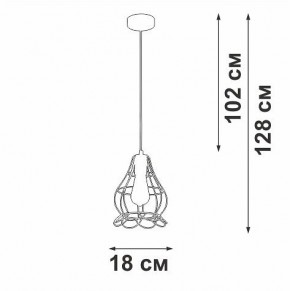 Подвесной светильник Vitaluce V2868 V2868-1/1S в Талице - talica.ok-mebel.com | фото 5