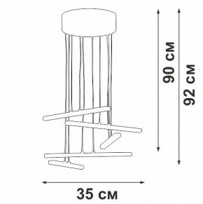 Подвесной светильник Vitaluce V3046 V3046-0/5S в Талице - talica.ok-mebel.com | фото 5