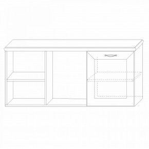 Полка навесная 4 Сиена в Талице - talica.ok-mebel.com | фото 6
