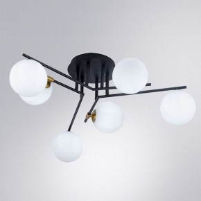 Потолочная люстра Arte Lamp Gemini A2243PL-6BK в Талице - talica.ok-mebel.com | фото 2