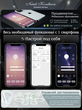 Потолочная люстра Natali Kovaltseva COBRA LED LAMPS 81121/7C в Талице - talica.ok-mebel.com | фото 7