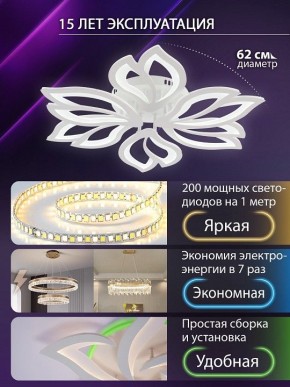Потолочная люстра Natali Kovaltseva FORTUNA LED LAMPS 81107/6C в Талице - talica.ok-mebel.com | фото 5
