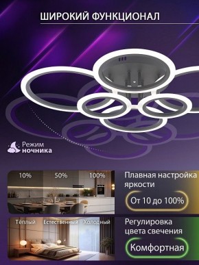 Потолочная люстра Natali Kovaltseva HOME LED LAMPS 81440 в Талице - talica.ok-mebel.com | фото 6