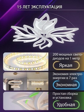 Потолочная люстра Natali Kovaltseva RIF LED LAMPS 81118/5C в Талице - talica.ok-mebel.com | фото 5