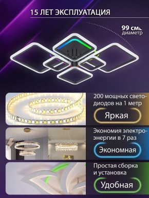 Потолочная люстра Natali Kovaltseva SPEKTR LED LAMPS 81442 в Талице - talica.ok-mebel.com | фото 5